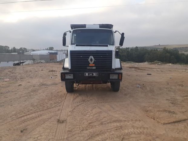 À vendre Tracteur avec semi remorque benne TP Renault CLM 385 complet