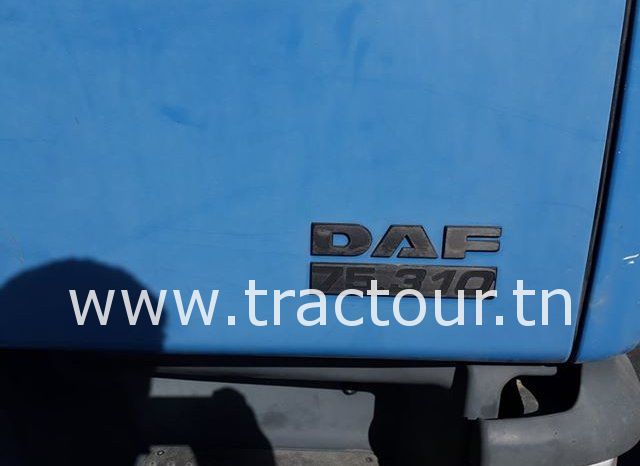 À vendre Camion benne DAF CF 75.310 Neuf en excellent état complet