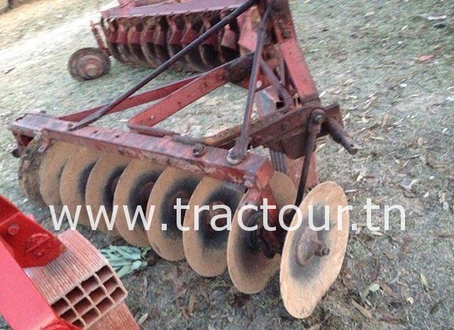 À vendre Déchaumeuse à 9 disques Huard Tunisie – Déchaumeuse à disques Bon état complet