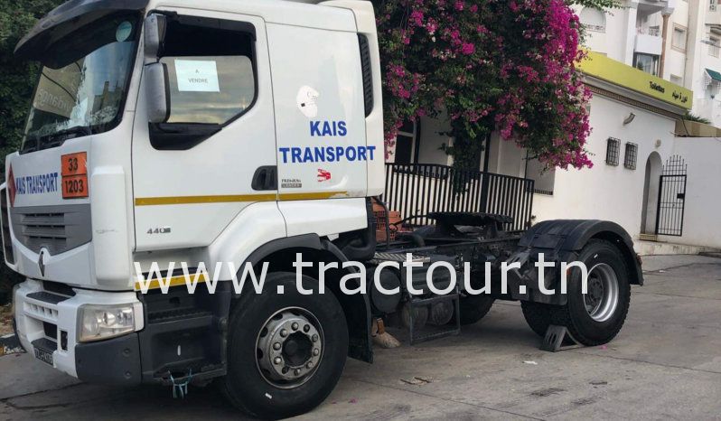 À vendre Tracteur avec semi remorque citerne Renault Premium Lander 440 DXI en excellent état complet