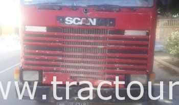 À vendre Tracteur avec semi remorque benne TP Scania 113H 360 Bon état complet