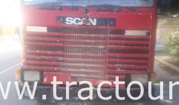 À vendre Tracteur avec semi remorque benne TP Scania 113H 360 Bon état complet