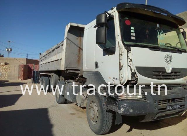 À vendre Tracteur avec semi remorque benne TP Renault Kerax 380 DXI Bon état complet
