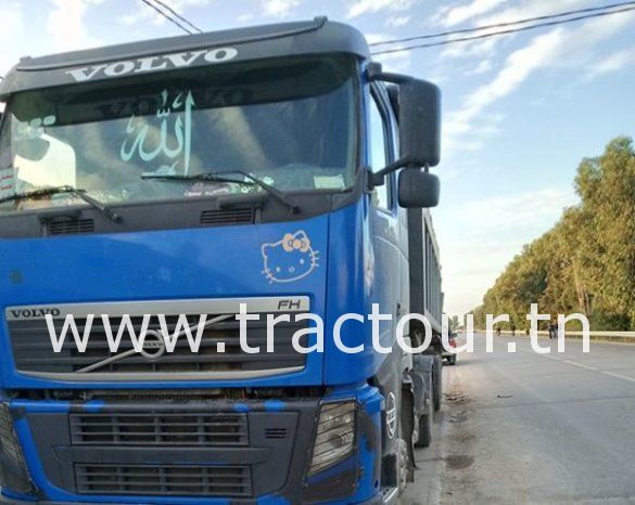 À vendre Tracteur avec semi remorque benne TP Volvo FH 400 Neuf en excellent état complet