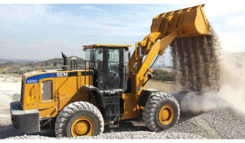 Chargeuse sur pneus SEM 659C en vente chez le concessionnaire Parenin Tunisie, SEM est une marque Caterpillar