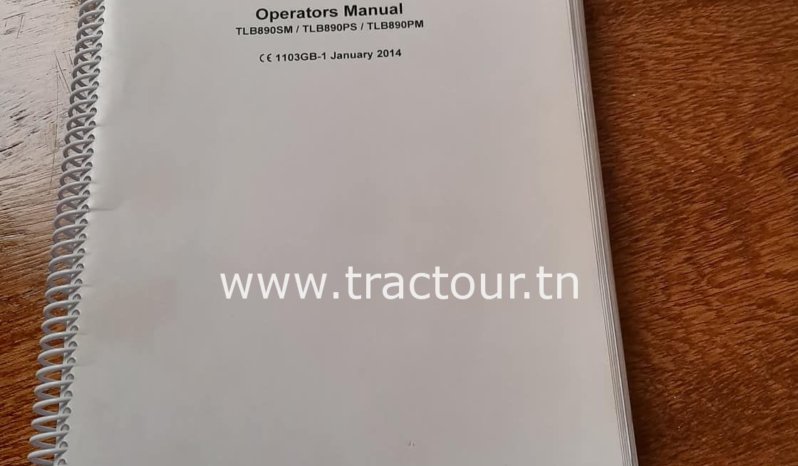 À vendre Tractopelle Terex TLB 890 (2014) complet