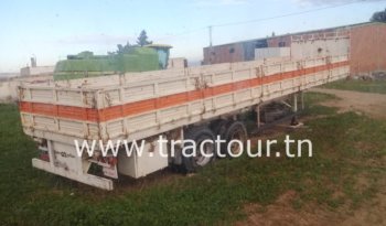 À vendre Semi remorque plateau avec ridelles Sicame complet