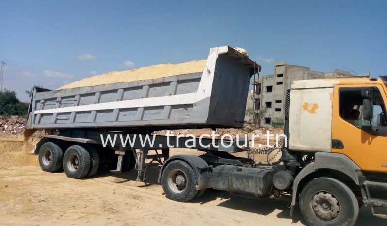 À vendre Tracteur avec semi remorque benne TP Renault Kerax 400 complet