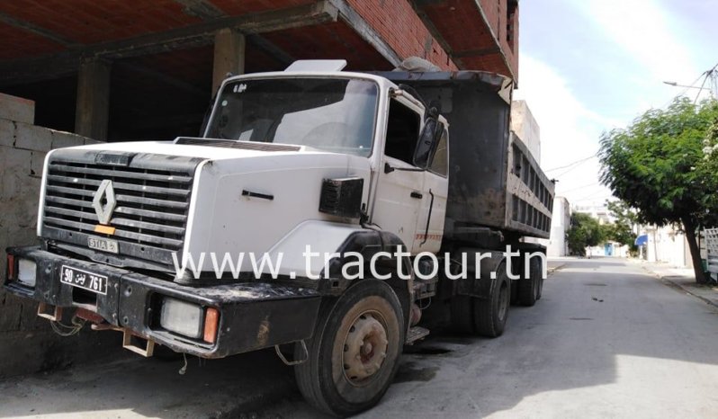 À vendre Tracteur avec semi remorque benne TP Renault CLM 385 complet