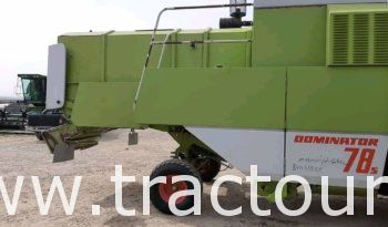 À vendre Moissonneuse batteuse avec cabine Claas Dominator 78s complet