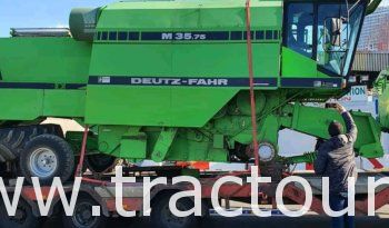 À vendre Moissonneuse batteuse avec cabine Deutz-Fahr M35.75 complet