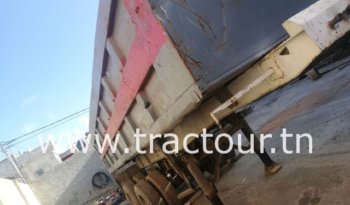 À vendre Semi remorque benne TP caisse rectangulaire – complet