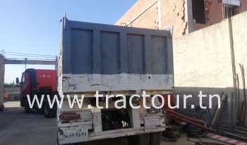 À vendre Semi remorque benne TP caisse rectangulaire – complet