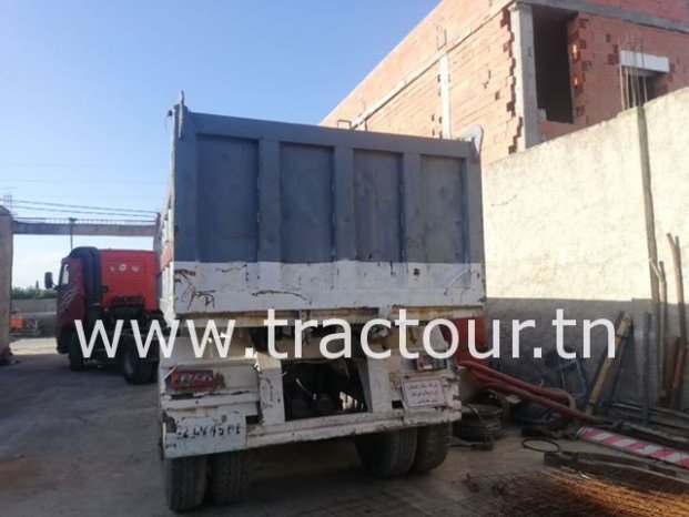 À vendre Semi remorque benne TP caisse rectangulaire – complet