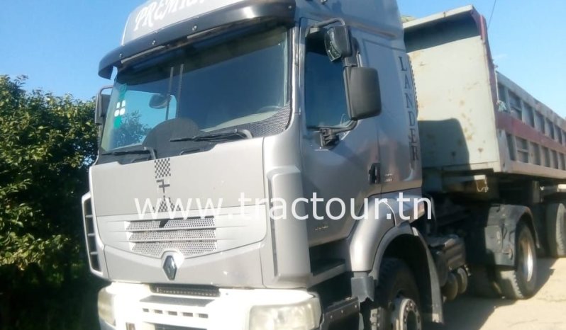 À vendre Tracteur avec semi remorque benne TP Renault Premium Lander 380 DXI complet