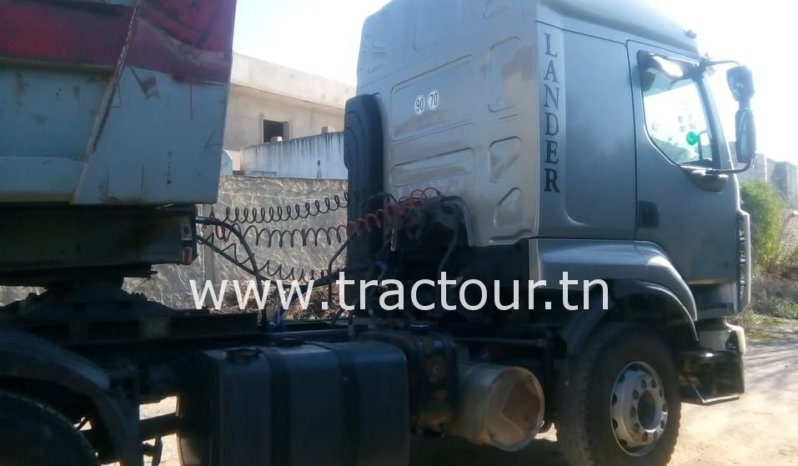 À vendre Tracteur avec semi remorque benne TP Renault Premium Lander 380 DXI complet