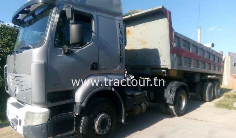 À vendre Tracteur avec semi remorque benne TP Renault Premium Lander 380 DXI complet