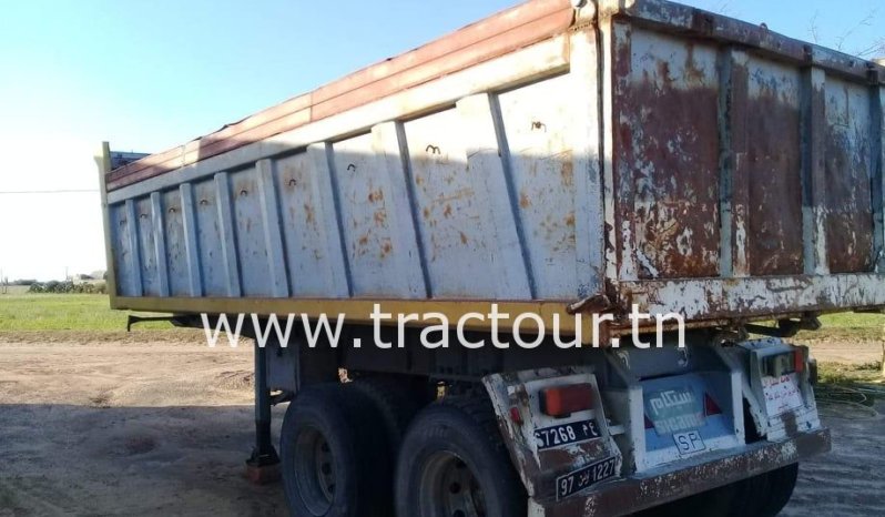 À vendre Semi remorque benne TP caisse rectangulaire Sicame complet