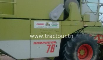 À vendre Moissonneuse batteuse avec cabine Claas Dominator 76 Bon état complet