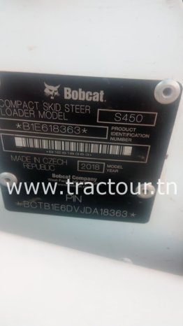 À vendre Chargeuse compacte avec godet Bobcat S450 Neuf en excellent état complet