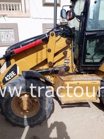 À vendre Tractopelle Caterpillar 428 E Neuf en excellent état complet