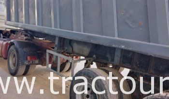À vendre Semi remorque benne TP caisse rectangulaire Sicame 29 tonnes complet