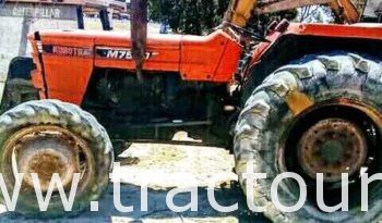 À vendre Tracteur Kubota M7530 complet