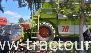 À vendre Moissonneuse batteuse Claas Dominator 78 complet