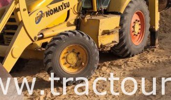 À vendre Tractopelle Komatsu complet