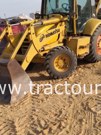 À vendre Tractopelle Komatsu complet