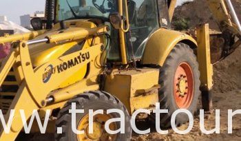 À vendre Tractopelle Komatsu complet