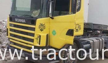 À vendre Tracteur avec semi remorque benne TP Scania 124G 360 complet
