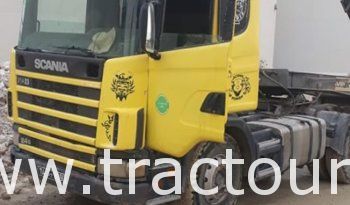 À vendre Tracteur avec semi remorque benne TP Scania 124G 360 complet