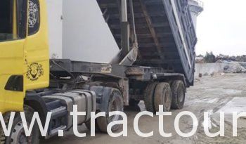 À vendre Tracteur avec semi remorque benne TP Scania 124G 360 complet