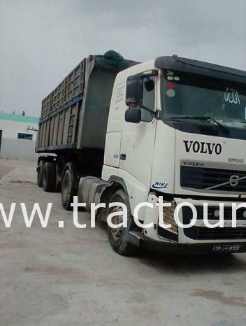 À vendre Tracteur avec semi remorque benne céréalière Volvo FH 400 complet