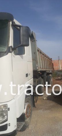 À vendre Tracteur Volvo FH 400 avec semi remorque benne TP Sicame complet