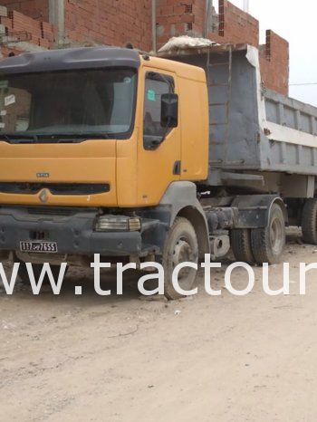 À vendre Tracteur avec semi remorque benne TP Renault Kerax 400 complet