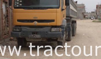 À vendre Tracteur avec semi remorque benne TP Renault Kerax 400 complet