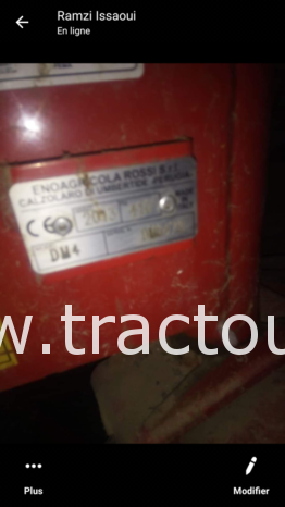 À vendre Faucheuse à 4 tambours Enrossi Made in Italy complet