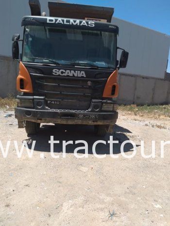 À vendre Camion benne TP Scania P410 8×4 complet
