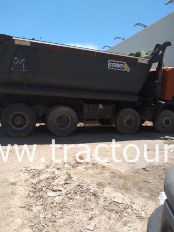 À vendre Camion benne TP Scania P410 8×4 complet
