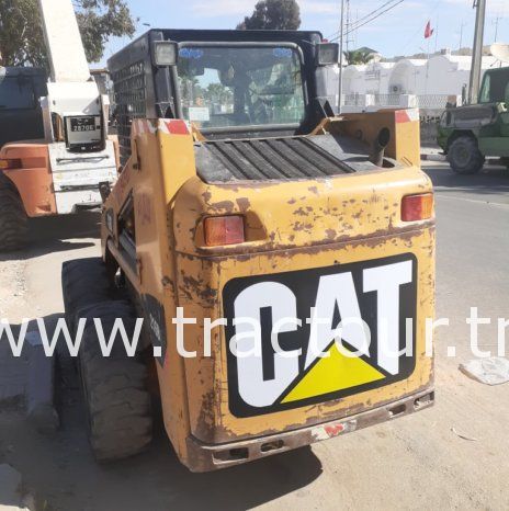 À vendre Chargeuse compacte avec godet Caterpillar 216 B3 ou à échanger contre tractopelle complet