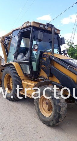 À vendre Tractopelle Caterpillar 428 D (2002) complet