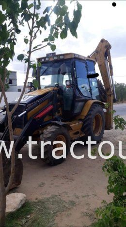 À vendre Tractopelle Caterpillar 428 D (2002) complet