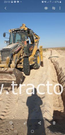 À vendre Tractopelle Caterpillar 428 E complet