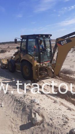 À vendre Tractopelle Caterpillar 428 E complet