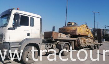 Location Tracteur avec semi remorque porte engin Man TGS 33.400 complet