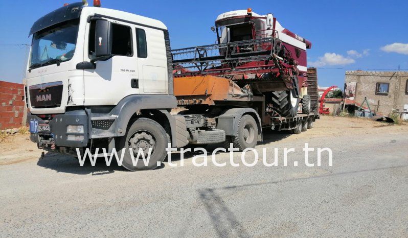 Location Tracteur avec semi remorque porte engin Man TGS 33.400 complet