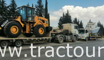 Location Tracteur avec semi remorque porte engin Man TGS 33.400 complet