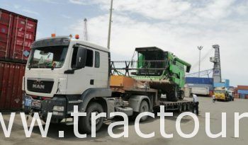Location Tracteur avec semi remorque porte engin Man TGS 33.400 complet